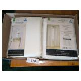 (2) NIP 84" Curtains