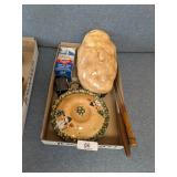 (2) Ceramic Serving Pieces & Other
