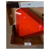 Metal Vehicle Reflector w/ Bracket