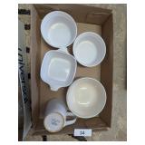 Corelle & Corningware Small Casseroles + Bowls