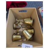Plated Wine Goblets (Tarnished)