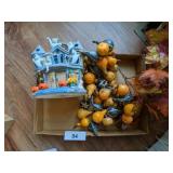 Halloween PartyLite Candle & Other Fall Decor