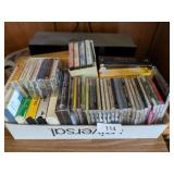 CDs, DVDs VHS & Cassettes + Plastic Holder