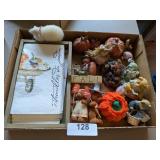 Fall & Easter Figurines + Small Wood Napkin