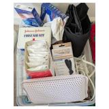 Medical Supplies In Small Tote