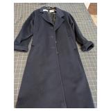 Ladies Size 16 Black Wool Coat