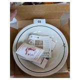 Longaberger Pie Plate Classic Blue