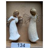 (2) Willow Tree Angels