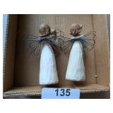 (2) Willow Tree Angels