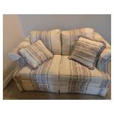 Broyhill Floral/Stripe Loveseat