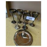International Silver Co. (6) Goblets &