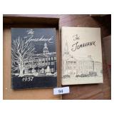 1957 & 1958 Hillsboro High School Yearbooks Ohio