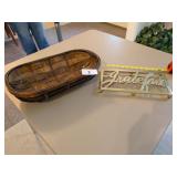 Brass Trivet & Basket