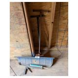 Snow Shovel, (2) Bulb Setters & Caulking Gun