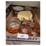 (4) Christmas Glasses, +