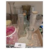 Decorative Vases + (2) Flower Frogs