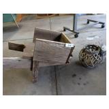 Small Decorative Wheelbarrow From Barn Wood +