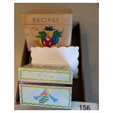 Recipe Boxes w/ Country Charm + Recipes