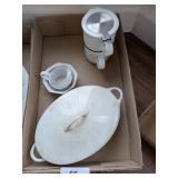 Lidded Vegetable Dish, Mini Bowl &