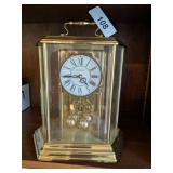 Brass Bulova Anniversary Clock