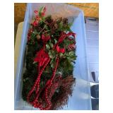 Christmas Wreath & Greenery, Berries &