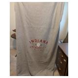 Gray Fleece IU Stadium Blanket