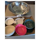 Large Mixing Bowl + Some Soup Bowls & Other
