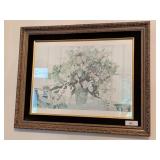 Floral Wall Art w/ Nice Frame