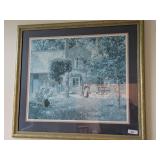 Country Cottage Scene Wall Art