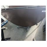 Folding Round Rolling Table