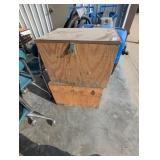 (2) Wooden Homemade Chests