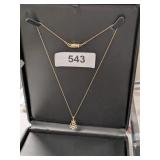 (1) Necklace Cain marked 10KT XL, +*