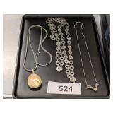 (3) Costume Jewelry Necklaces