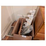 (2) Thread Racks, Shoe Rack &