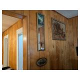 Vintage Wall Art & Mirror