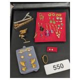 Assortment of Costume Jewelry Earrings,