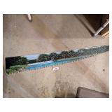 4ft. Hand Painted Decorative Saw