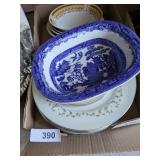 Sheffield Fine China Plates, England Bowl & Other