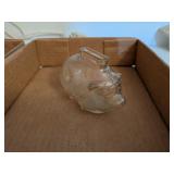 Vintage Anchor Hocking Marigold Piggy Bank -*