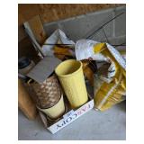 Partial Bag Rock Salt, Partial Bag Dirt, +