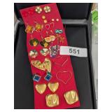 Assortment of Costume Jewelry Earrings