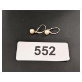 (1) Set of Earrings - Marked 925**