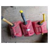(3) Gas Jugs