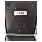 (1) Necklace w/ chain -appears to be marked .925**