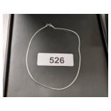 (1) Necklace marked Sterling**