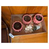 (3) Better Homes & Garden Pink Planters +