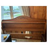 King Sized Solid Oak Headboard for Bed