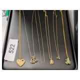(6) Costume Jewelry Necklaces