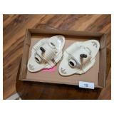 (2) Vintage Wall Lights