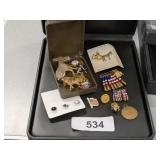 Assortment of Costume Pins & Other